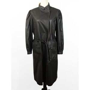 Bonnie Cashin Size 12 Black Tan Canvas Weatherwear for Russ Taylor Trench Coat